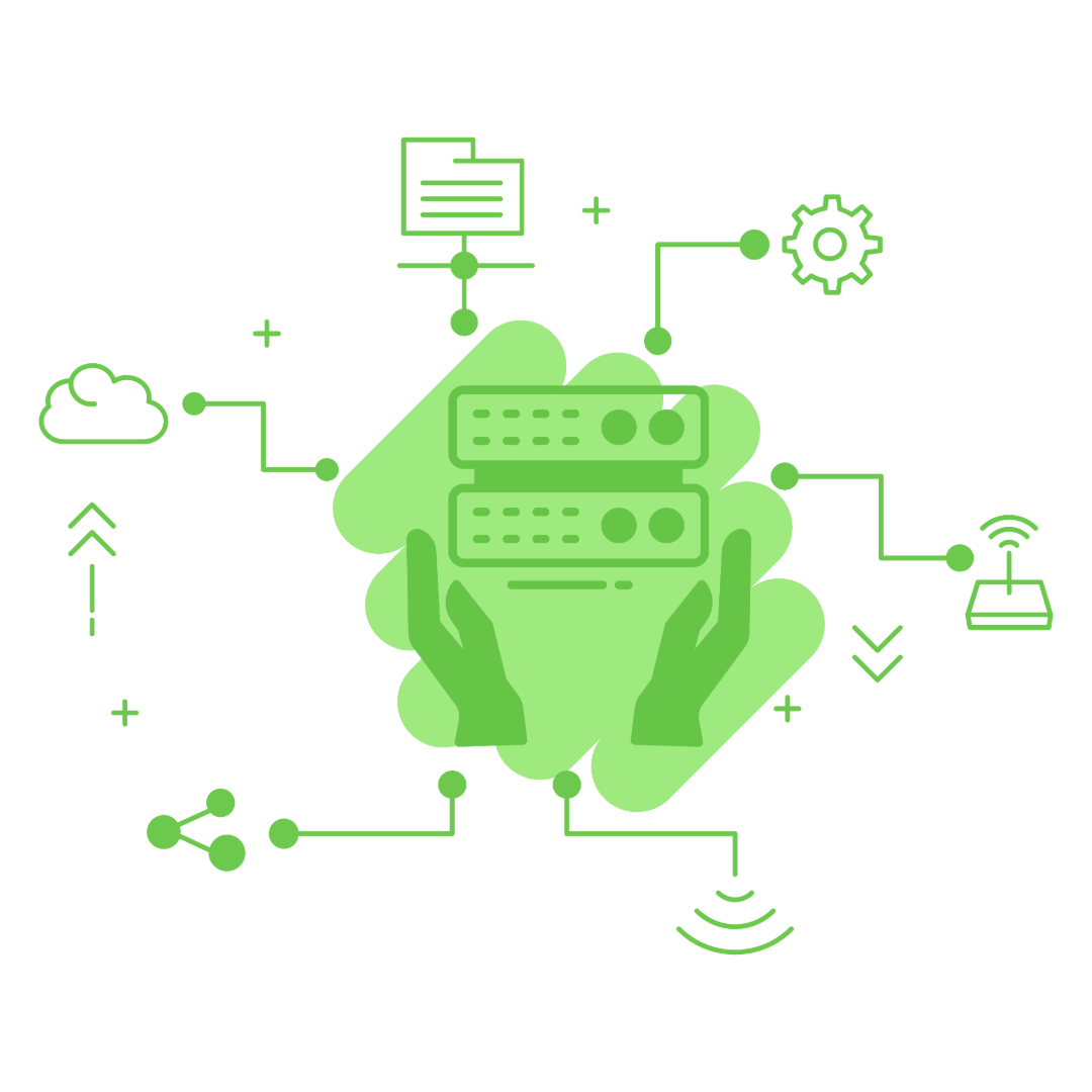 Person working on laptop