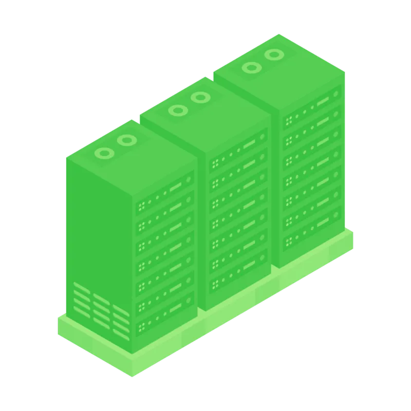 Illustration of Hosting Servers